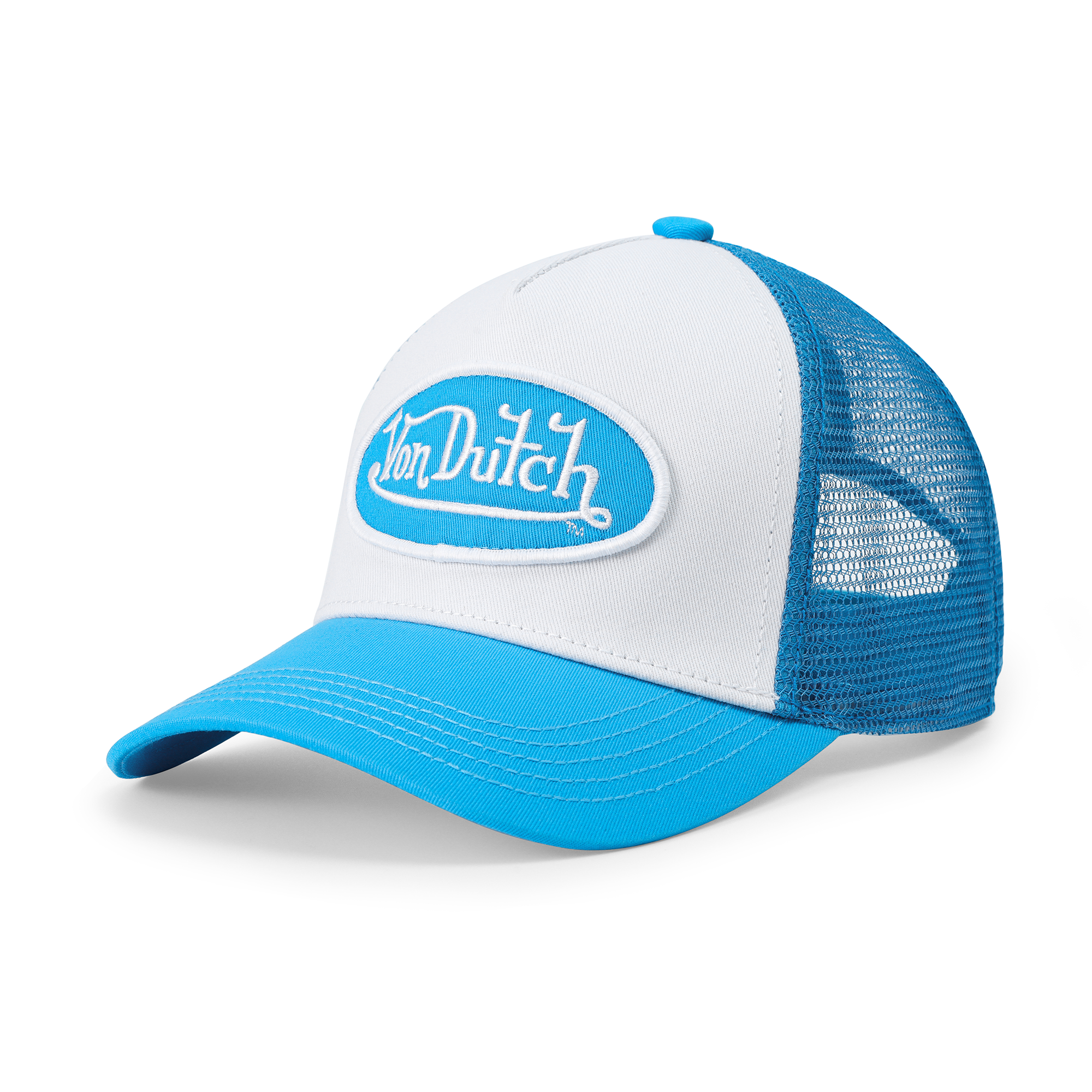 Kids Classic Trucker Hat - Blue & White - Image 8