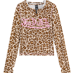 VON DUTCH ROXY TOP ?C LEOPARD